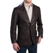 60%OFF メンズ西ジャケット （男性用）スカリーラムスキンレザーブレザー Scully Lambskin Leather Blazer (For Men)画像
